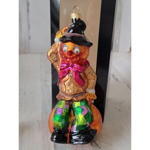 Radko AS IS Sleepy Hollow head Halloween blown glass ornament